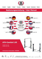 ATH-Heinl Comfort Lift 2.50 Manuel D'utilisation