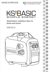 K&S BASIC KSB 22i S Mode D'emploi