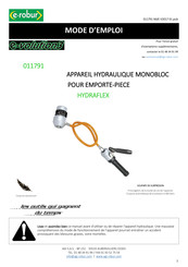 AGI e-robur e-volution3 011791 Hydraflex Mode D'emploi