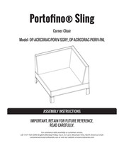 rst brands Portofino Sling OP-ACRCORAC-PORIV-FNL Instructions De Montage