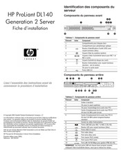 HP ProLiant DL140 Generation 2 Fiche D'installation