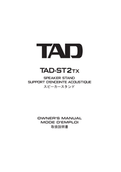 TAD ST2TX Mode D'emploi