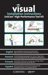 CORNING UniCam High-Performance Tool Kit Instructions De Montage