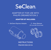 SoClean PNA1410-DS2-23-CA Instructions