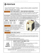 Pentair MASTERTEMP MT400HD Guide D'installation Et D'utilisation
