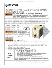 Pentair MASTERTEMP MT300HD Guide D'installation Et D'utilisation