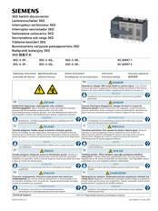 Siemens 3KD 3.-0R Serie Notice D'utilisation