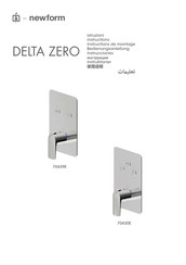 newform DELTA ZERO 70430E Instructions De Montage