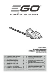 Ego Power+ HT5100E Manuel De L'opérateur