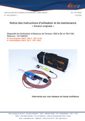 4NRJ VAT1500VDC Manuel D'instructions, D'utilisation Et De Maintenance