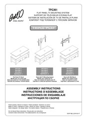 Bello Triple Play TPC361 Instructions D'assemblage