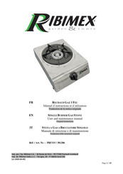 Ribimex PRF315 Manuel D'instructions Et D'utilisation