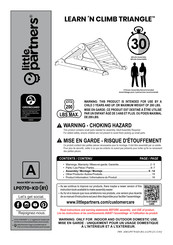 Little Partners LEARN 'N CLIMB TRIANGLE LP0770-KD R1 Mode D'emploi