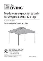 for Living 088-2254-6 Instructions D'assemblage