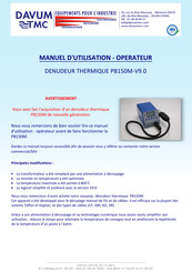 DAVUM TMC PB150M-V9.0 Manuel D'utilisation