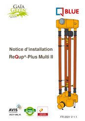 Gaia Green Blue ReQup-Plus Multi II Notice D'installation