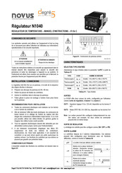 Novus N1040 Manuel D'instructions