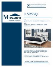 Monarch Specialties I 5953Q Instructions D'assemblage