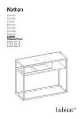 Habitat Nathan 820809 Manuel D'instructions