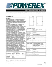 Powerex SE Serie Mode D'emploi