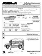 Cequent Performance Products ROLA 59003 Instructions