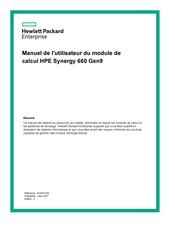 Hewlett Packard HPE Synergy 660 Manuel De L'utilisateur