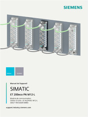 Siemens CM 8x IO-Link + DI 4x24VDC M12-L Manuel