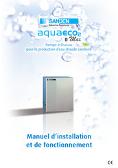 Sanden aquaeco2 Manuel D'installation Et De Fonctionnement