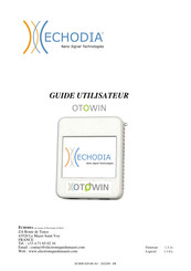 ECHODIA OTOWIN Guide Utilisateur