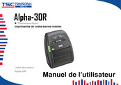 TSC Printronix Auto ID Alpha-30R Manuel De L'utilisateur