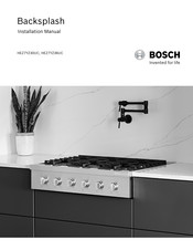 Bosch Backsplash HEZ7YZ36UC Manuel D'installation