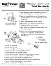 Liberty Pumps 331 Guide De Démarrage Rapide