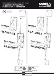 Mottura Gorilla Automatic 86.510D/SA Consignes D'installation, D'utilisation Et D'entretien