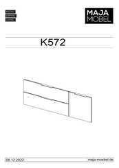 MAJA Möbel K572 Instructions D'assemblage