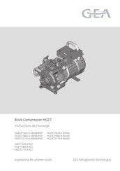 GEA HGZX7/2110-4 R410A Instructions De Montage