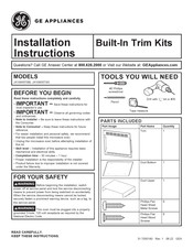 GE JX1095STSS Instructions D'installation