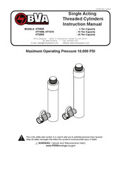 BVA HT1010 Manuel D'instructions