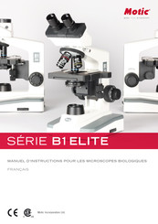 Motic B1 ELITE Serie Manuel D'instructions