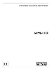 DAB NOVA BOX Instructions De Mise En Service Et D'entretien