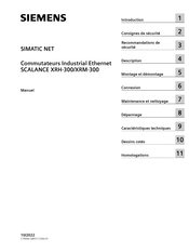 Siemens SIMATIC NET SCALANCE XRH334 Manuel