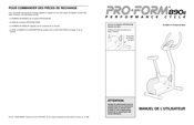 ProForm 890E Manuel De L'utilisateur