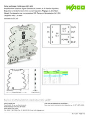 WAGO 857-409 Fiche Technique