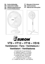 EUROM VT16 Livret D'instructions