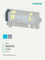 Siemens SIMATIC ET 200SP Manuel