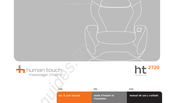 Human Touch massage chairs ht 2720 Mode D'emploi Et D'entretien