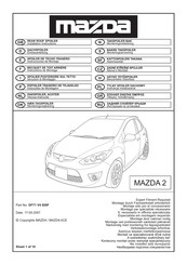 Mazda DF71 V4 920F Instructions De Montage