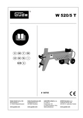 Güde W 520/5 T Mode D'emploi