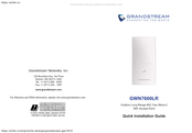 Grandstream Networks GWN7600LR Guide D'installation Rapide