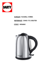 Russell Hobbs 20420-70 Mode D'emploi