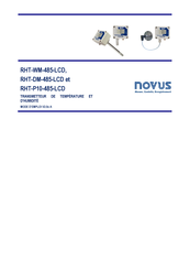 Novus RHT-P10-485-LCD Mode D'emploi